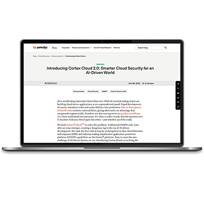 Wir stellen vor: Cortex Cloud 2.0: Intelligentere Cloud-Sicherheit für eine KI-gestützte Welt